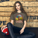 Vizsla Hiker: Tales, Trails & Tails Dog t-shirt