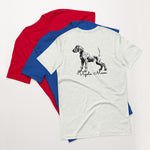 Vizsla Style - Vizsla Mom & Puppy w/ Dark Text T-Shirt