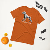 Vizsla Style - Vizsla Dad & Puppy w/ Light Text T-Shirt