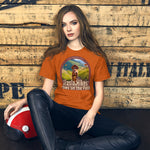 Vizsla Hikes: Paws On The Path Dog t-shirt