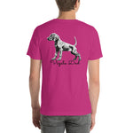 Vizsla Style - Vizsla Dad & Puppy w/ Dark Text T-Shirt