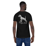 Vizsla Style - Vizsla Dad & Puppy w/ Light Text T-Shirt