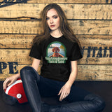 Vizsla Fishing Adventures, Tails & Tales! t-shirt