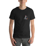 Lake CDA - Vizsla Style All Around Sports T-shirt (Lt Text)