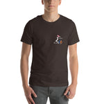 Lake CDA - Vizsla Style All Around Sports T-shirt (Lt Text)