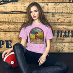 Vizsla Hikes: Paws On The Path Dog t-shirt