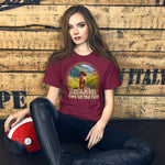 Vizsla Hikes: Paws On The Path Dog t-shirt