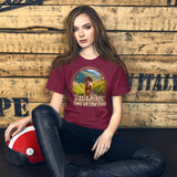 Vizsla Hikes: Paws On The Path Dog t-shirt