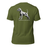 Vizsla Style Puppy w/ Light Text T-Shirt