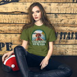 Hooked On Fishing With My Vizsla! t-shirt