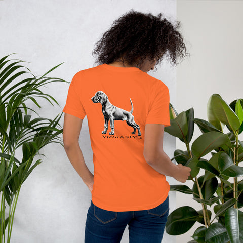 Vizsla Style Puppy w/ Dark Text T-Shirt