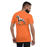 Vizsla Style - Vizsla Dad & Puppy w/ Dark Text T-Shirt