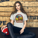 Vizsla Hiker: Tales, Trails & Tails Dog t-shirt