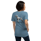 Vizsla Style - Vizsla Mom & Puppy w/ Dark Text T-Shirt