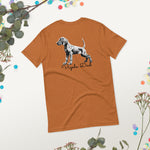 Vizsla Style - Vizsla Dad & Puppy w/ Dark Text T-Shirt