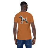 Vizsla Style Puppy w/ Light Text T-Shirt