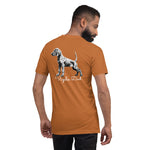 Vizsla Style - Vizsla Dad & Puppy w/ Light Text T-Shirt