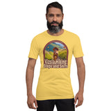 Vizsla Hiking: Steps And Sniffs Puppy t-shirt