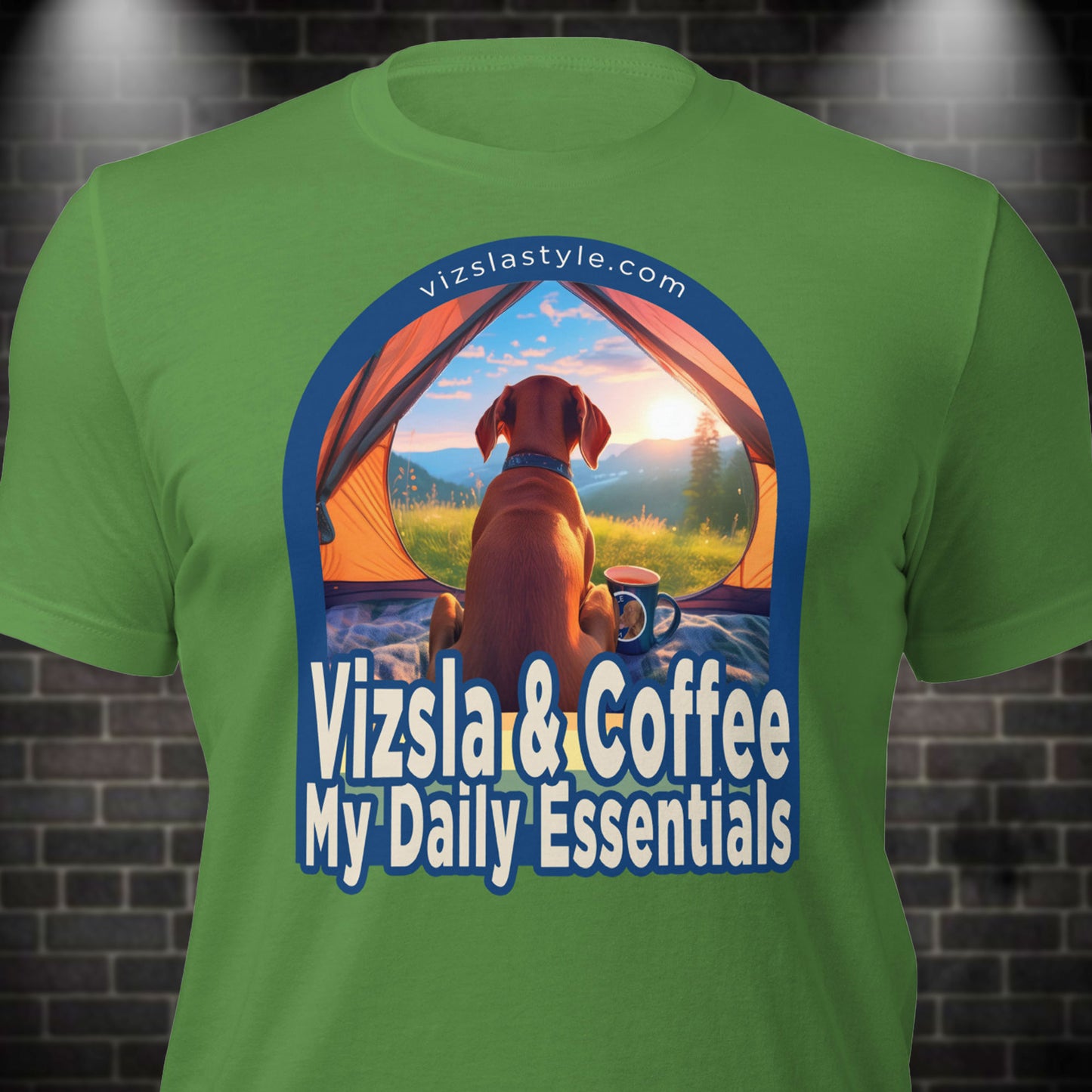 Vizsla & Coffee, My Daily Essentials! t-shirt