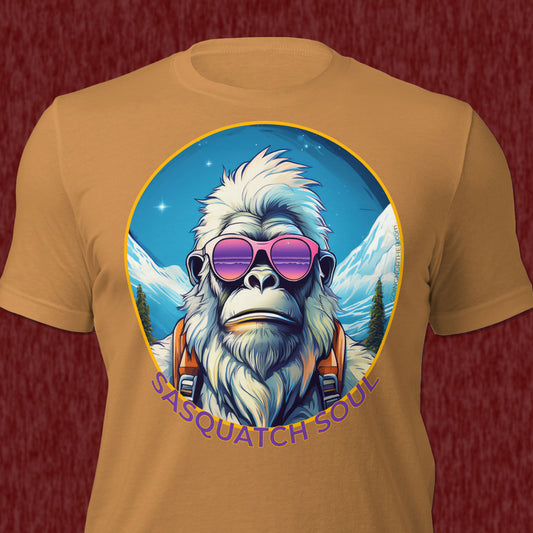 Vizsla Style - Going Norther - Bigfoot - Sasquatch Soul T-Shirt - Retro Design
