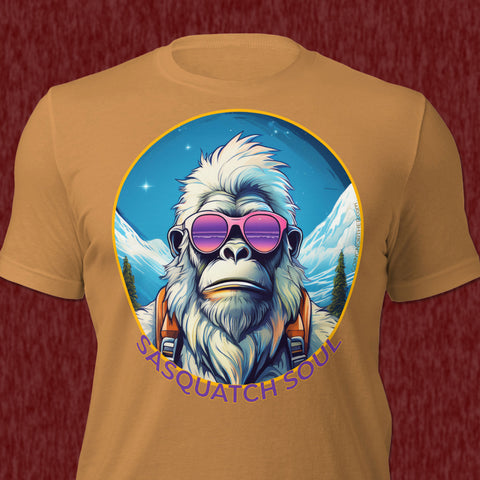 Vizsla Style - Going Norther - Bigfoot - Sasquatch Soul T-Shirt - Retro Design