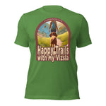 Happy Trails With My Vizsla w/ Hiker t-shirt