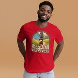 Happy Trails With My Vizsla w/ Hiker t-shirt