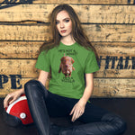 He's Not A What... He's A Vizsla (in Color) - All Around Sports T-shirt (Dk Text)
