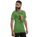 He's Not A What... He's A Vizsla (in Color) - All Around Sports T-shirt (Dk Text)