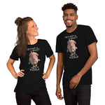 He's Not A What... He's A Vizsla (in Color) - All Around Sports T-shirt (Lt Text)