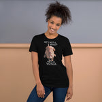He's Not A What... He's A Vizsla (in Color) - All Around Sports T-shirt (Lt Text)