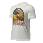 Vizsla Hiker: Tales, Trails & Tails Dog t-shirt
