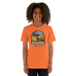 Vizsla Hiker: Tales, Trails & Tails Dog t-shirt