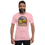 Vizsla Hiker: Tales, Trails & Tails Dog t-shirt