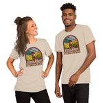 Vizsla Hiker: Tales, Trails & Tails Dog t-shirt