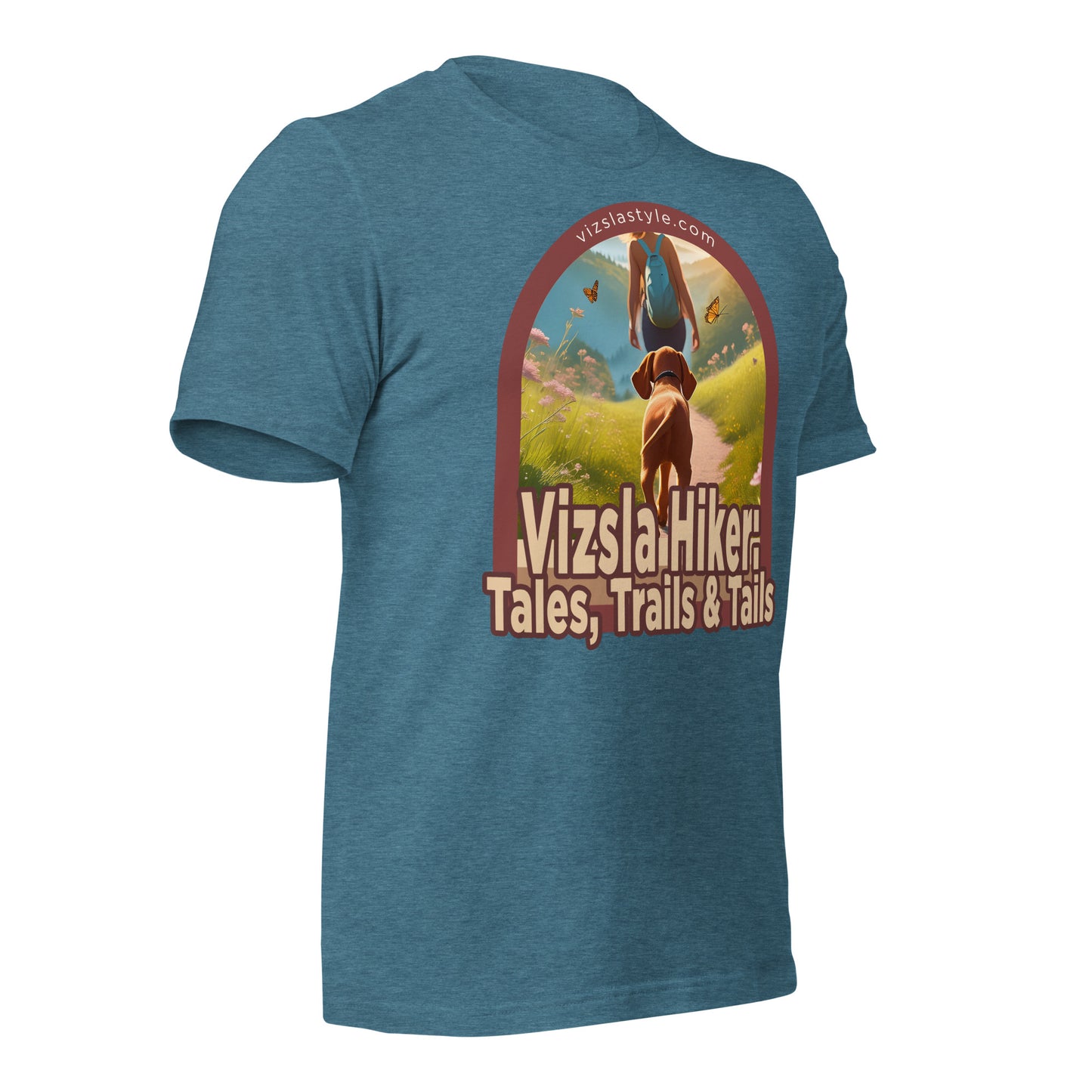 Vizsla Hiker: Tales, Trails & Tails w/ Hiker t-shirt