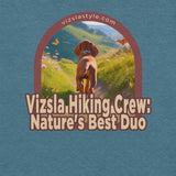 Vizsla Hiking Crew: Nature's Best Duo Dog t-shirt