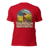 Vizsla Hiking Crew: Nature's Best Duo Dog t-shirt