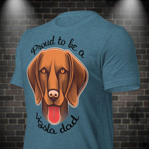Dog Dad Shirt, Gift for Vizsla Dog Dad, Vizsla Dog Lover Shirt, Funny Dog Dad Gift for Birthday, Visla Dad Shirt, Vizsla Dad Shirt, Dog Papa