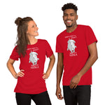She's Not A What... She's A Vizsla All Around Sports T-shirt (Lt Text)