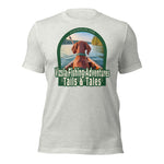 Vizsla Fishing Adventures, Tails & Tales! t-shirt