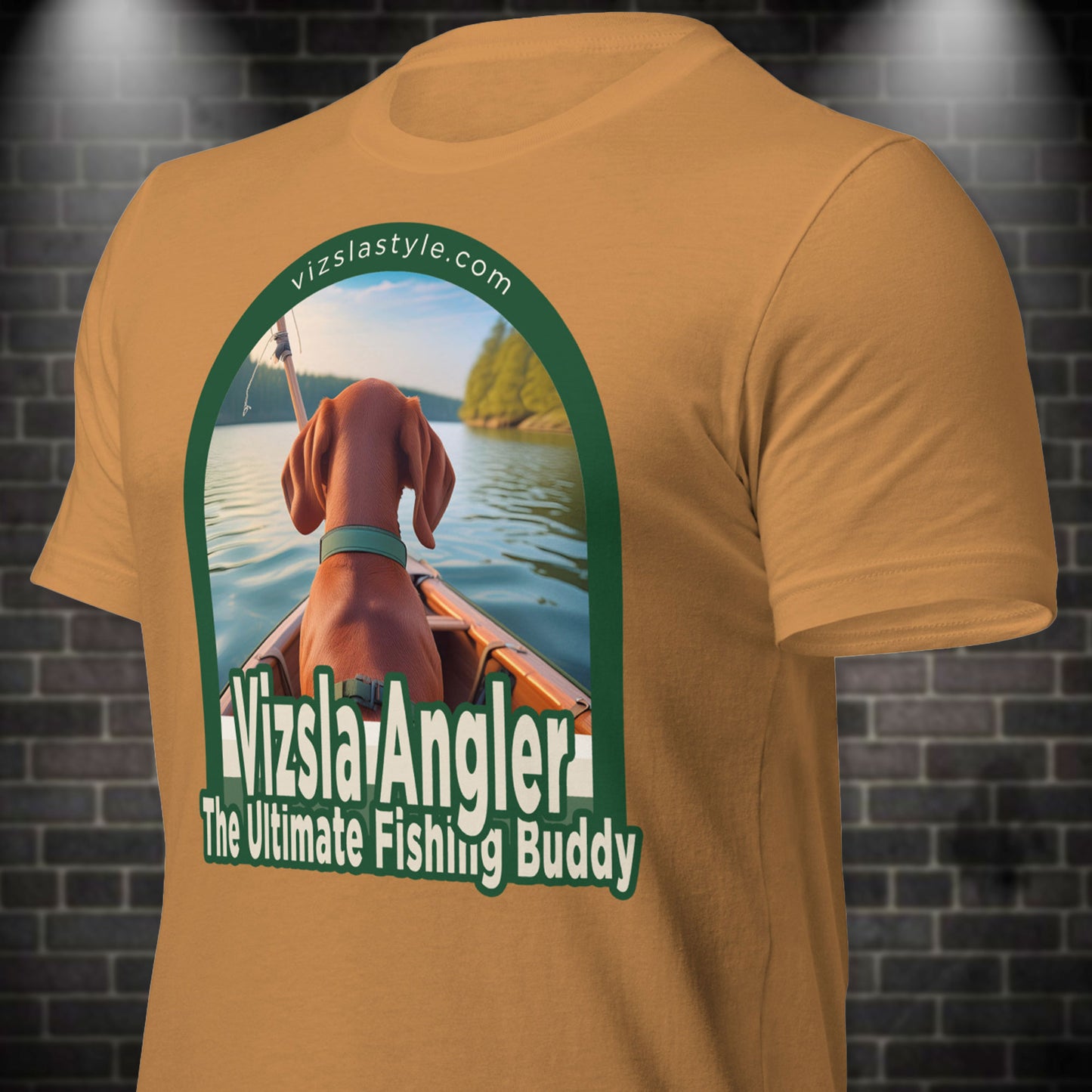 Vizsla Angler, The Ultimate Fishing Buddy! t-shirt