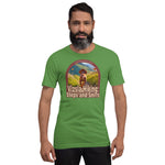 Vizsla Hiking: Steps And Sniffs Dog t-shirt
