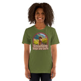 Vizsla Hiking: Steps And Sniffs Dog t-shirt