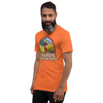 Vizsla Hiking: Steps And Sniffs Dog t-shirt