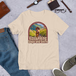 Vizsla Hiking: Steps And Sniffs Dog t-shirt
