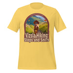 Vizsla Hiking: Steps And Sniffs Dog t-shirt