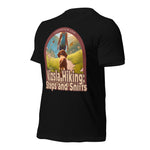 Vizsla Hiking: Steps And Sniffs w/ Hiker t-shirt