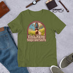 Vizsla Hiking: Steps And Sniffs w/ Hiker t-shirt