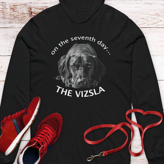 The Vizsla Created on the Seventh Day  Hooded T-Shirt